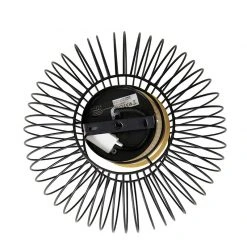 Großhandel 🎉 QAZQA Design-Deckenleuchte schwarz mit Gold - Mayelle ⌛ -Deckenleuchten Verkaufs-Shop 2872 104818 8