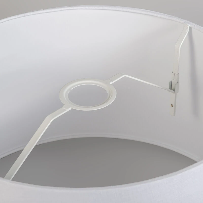 Billig ✨ QAZQA Moderne Deckenleuchte Stahl mit weißem Schirm 45 cm - Combi 👍 11 Billig ✨ QAZQA Moderne Deckenleuchte Stahl mit weißem Schirm 45 cm - Combi 👍 – Bild 11