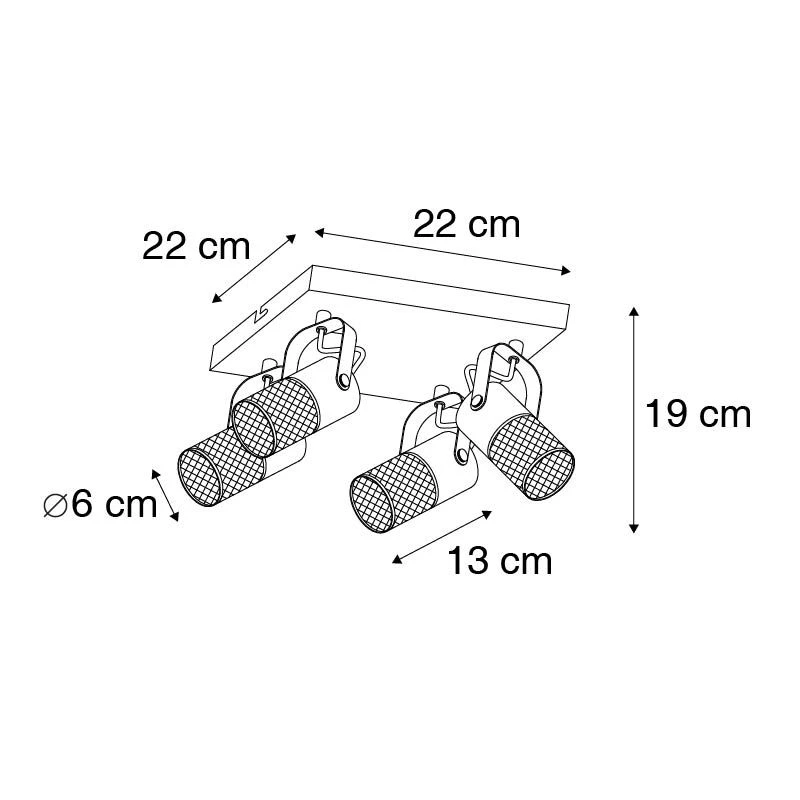 Besorgen 💯 Trio Leuchten Industrielle Deckenleuchte schwarz mit Holz 4-Licht - Manon 🤩 3 Besorgen 💯 Trio Leuchten Industrielle Deckenleuchte schwarz mit Holz 4-Licht - Manon 🤩 – Bild 3