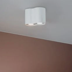 Am billigsten 😉 QAZQA Moderner Spot weiß kippbar - Rondoo Duo 👍