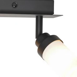 Großhandel ⌛ QAZQA Moderne badkamer spot zwart 3-lichts IP44 - Japie 👍 -Deckenleuchten Verkaufs-Shop 2901 105911 4