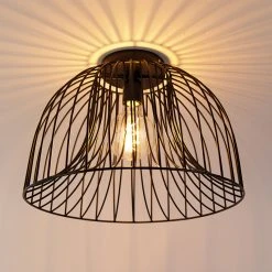 Schlussverkauf ❤️ QAZQA Design-Deckenleuchte schwarz - Sarina ✔️ -Deckenleuchten Verkaufs-Shop 2907 104529 9