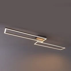 Schlussverkauf 💯 QAZQA Deckenleuchte Stahl inkl. LED 3-stufig dimmbar - Plazas Novo ⌛ -Deckenleuchten Verkaufs-Shop 2913 102925 14