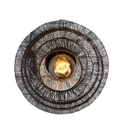 Bestpreis 😍 QAZQA Orientalische Deckenlampe schwarz 25 cm - Vadi 🌟 -Deckenleuchten Verkaufs-Shop 2913 104305 5