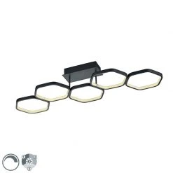 Beste Bewertungen von ⌛ Trio Leuchten Moderne Deckenleuchte grau inkl. LED 3-stufig dimmbar - Jetse 🥰