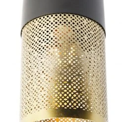 Beste Bewertungen von ⌛ QAZQA Industrielle Deckenlampe schwarz mit Gold - Raspi ❤️ -Deckenleuchten Verkaufs-Shop 2933 104459 2