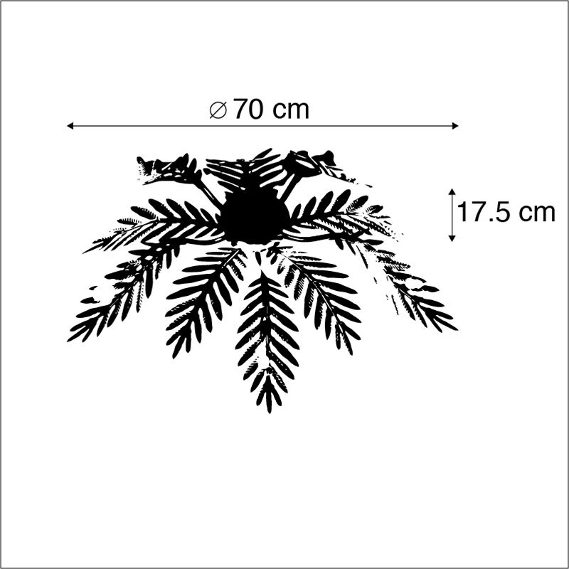 Angebote 😀 QAZQA Vintage Deckenleuchte 5-flammig Gold - Botanica 🎁 5 Angebote 😀 QAZQA Vintage Deckenleuchte 5-flammig Gold - Botanica 🎁 – Bild 5