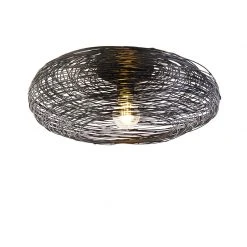 Aktion ⌛ QAZQA Design-Deckenleuchte schwarz oval - Sarella ✨