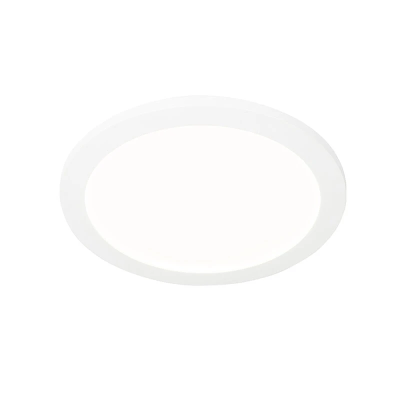 Billig 🎉 QAZQA Deckenleuchte weiß 30 cm inkl. LED 3-stufig dimmbar IP44 - Steve ⭐ 2 Billig 🎉 QAZQA Deckenleuchte weiß 30 cm inkl. LED 3-stufig dimmbar IP44 - Steve ⭐ – Bild 2