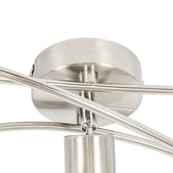 Aktion 👍 QAZQA Moderne Deckenleuchte Stahl mit weißen Schirmen 5-Licht - Hetta 🔔 18 Aktion 👍 QAZQA Moderne Deckenleuchte Stahl mit weißen Schirmen 5-Licht - Hetta 🔔 -Deckenleuchten Verkaufs-Shop 2972 102399 7