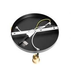 Angebote 👍 QAZQA Plafondspot zwart met goud met smoke glas 3-lichts - Zuzanna 👏 -Deckenleuchten Verkaufs-Shop 2991 105503 9