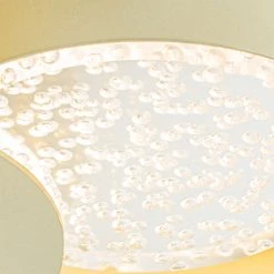 Großhandel 🔔 QAZQA Deckenleuchte Gold 42 cm inkl. LED 3-stufig dimmbar - Patrick 👏 -Deckenleuchten Verkaufs-Shop 3004 104513 3