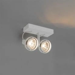 Bestes Angebot ⌛ QAZQA Professional Modernes Spotweiß 2-Licht - Master 70 😉 -Deckenleuchten Verkaufs-Shop 3022 102884 15