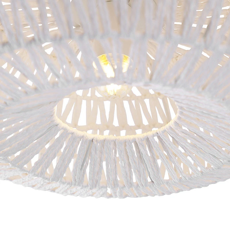 Aktion ✨ QAZQA Retro Deckenleuchte weiß - Lina ❤️ 4 Aktion ✨ QAZQA Retro Deckenleuchte weiß - Lina ❤️ – Bild 4