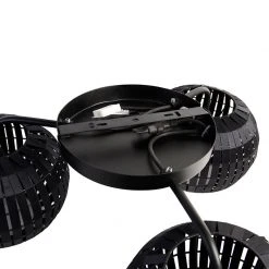 Billig ❤️ QAZQA Moderne Deckenleuchte schwarz 3-flammig - Zoë ✔️ -Deckenleuchten Verkaufs-Shop 3038 105536 9