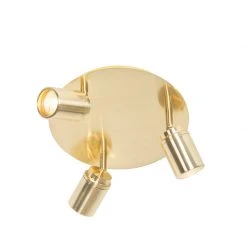 Bester Verkauf 🔥 QAZQA Moderner Badstrahler Messing 3-flammig IP44 - Ducha 💯 -Deckenleuchten Verkaufs-Shop 3043 104393 2