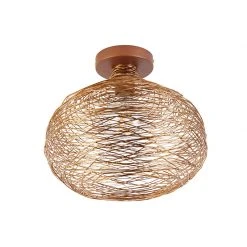 Top 10 👏 QAZQA Design-Deckenleuchte Kupfer - Sarella 😍 -Deckenleuchten Verkaufs-Shop 3052 104530 10