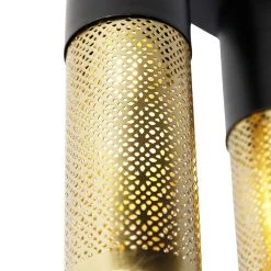 Coupon ✨ QAZQA Industrielle Deckenlampe schwarz mit Gold 2-flammig - Raspi ⌛ 14 Coupon ✨ QAZQA Industrielle Deckenlampe schwarz mit Gold 2-flammig - Raspi ⌛ -Deckenleuchten Verkaufs-Shop 3053 104458 2