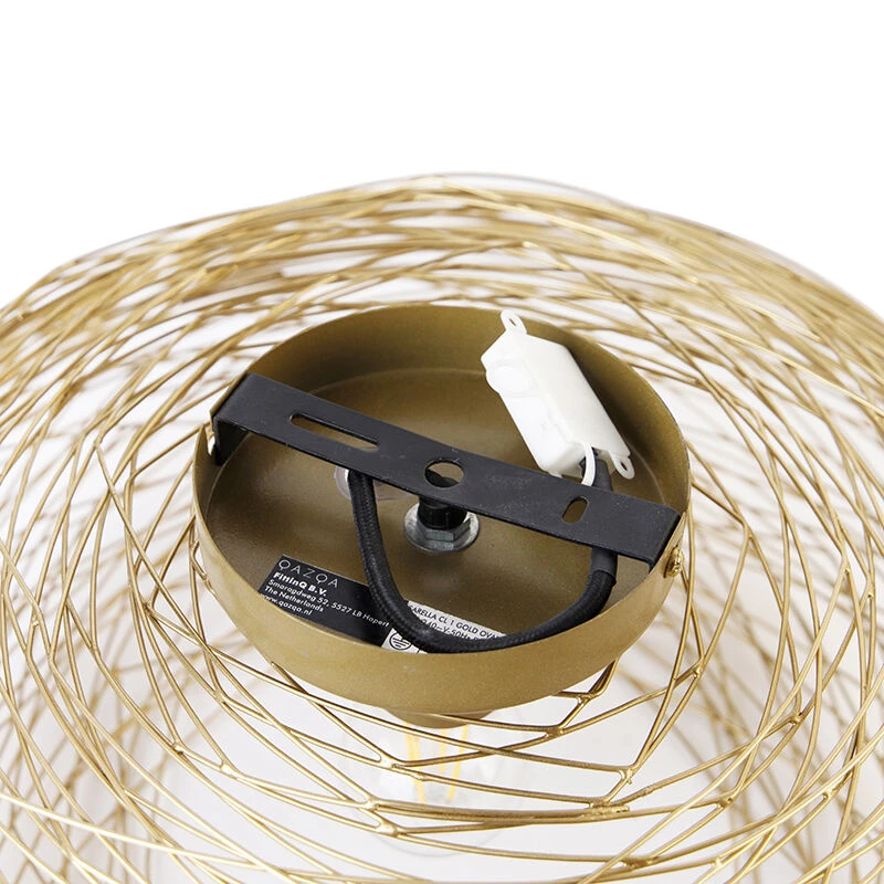 Top 10 🤩 QAZQA Design-Deckenleuchte gold oval - Sarella 🔥 9 Top 10 🤩 QAZQA Design-Deckenleuchte gold oval - Sarella 🔥 – Bild 9