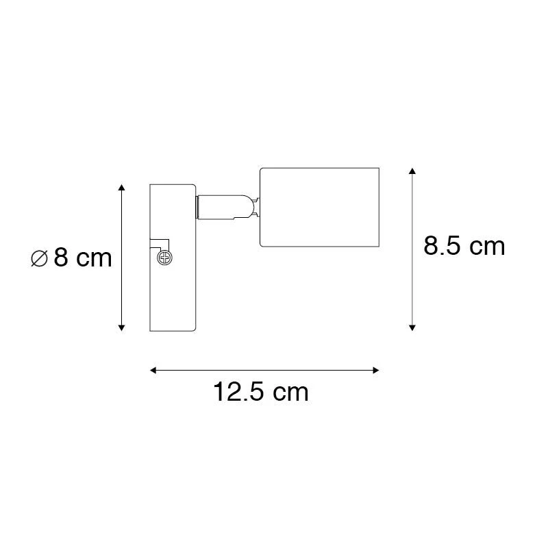 Auslauf ✨ QAZQA Modernes Spotschwarz verstellbar - Facil ✨ 4 Auslauf ✨ QAZQA Modernes Spotschwarz verstellbar - Facil ✨ – Bild 4