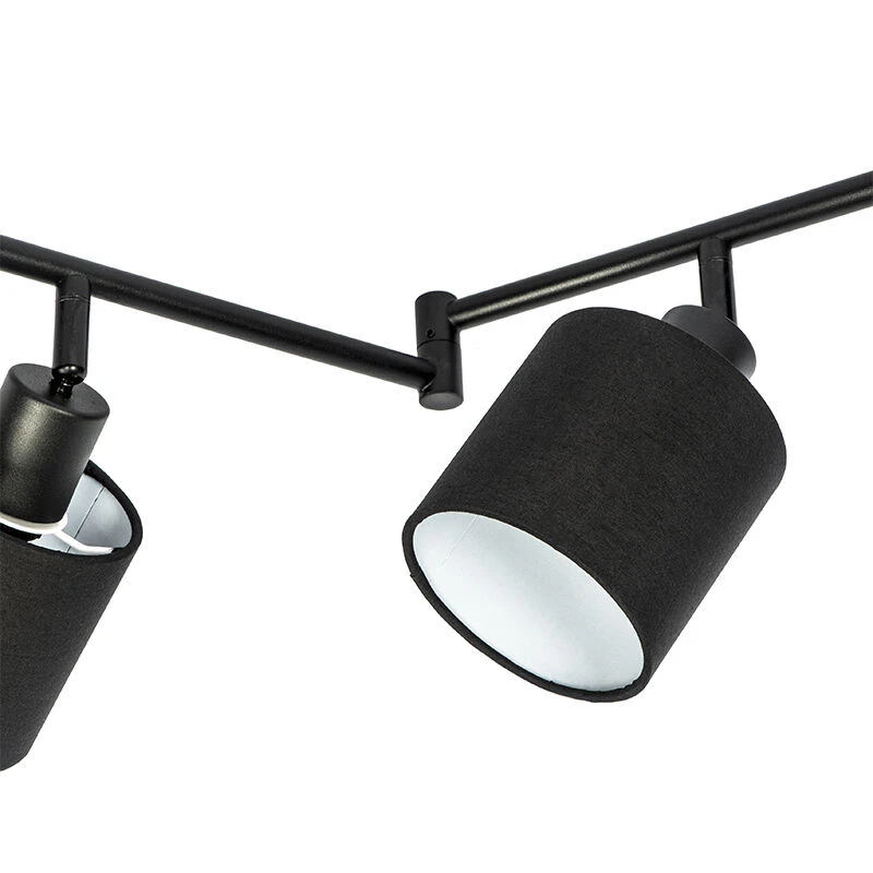 Aktion ✨ QAZQA Modernes Spotschwarz 6-Licht verstellbar - Hetta 👏 7 Aktion ✨ QAZQA Modernes Spotschwarz 6-Licht verstellbar - Hetta 👏 – Bild 7