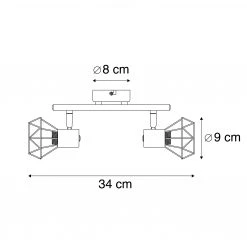 Top 10 ✨ QAZQA Art Deco Spot schwarz schwenk- und neigbar - Mosh 2 ⭐ -Deckenleuchten Verkaufs-Shop 3132 93946 4