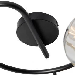 Top 10 ⭐ QAZQA Plafondspot zwart met smoke glas rond 3-lichts - Zuzanna 🛒 -Deckenleuchten Verkaufs-Shop 3188 105510 5