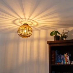 Schlussverkauf 😉 QAZQA Nationale Deckenleuchte Bambus - Canna 😍