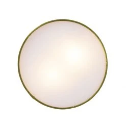 Bestes Angebot 🥰 QAZQA Deckenleuchte grün 30 cm mit goldener Innenseite - Drum 🎉 -Deckenleuchten Verkaufs-Shop 3224 105477 6