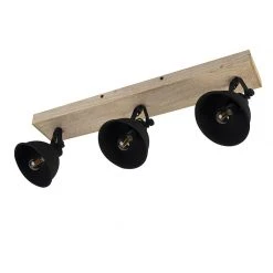 Billig 🥰 Leuchten Direct Rustikaler Strahler schwarz 3-Flammig - Fors 🛒 -Deckenleuchten Verkaufs-Shop 3244 98981 10