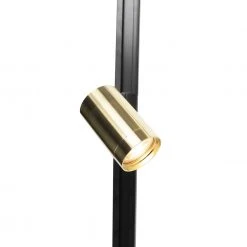 Blitzangebot ⭐ QAZQA Schienensystem mit 5 Punkten 1-phasig schwarz mit Gold - Jeana 🌟 -Deckenleuchten Verkaufs-Shop 3255 99265 11 1