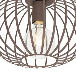 Auslauf 👏 QAZQA Design plafondlamp roestbruin 30 cm - Johanna ⌛ -Deckenleuchten Verkaufs-Shop 3261 105579 4