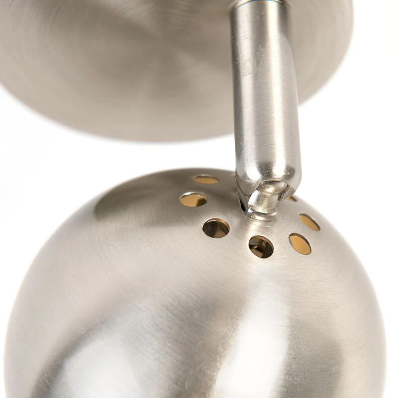 Rabatt 🔥 QAZQA Runder Spot im Retro-Stil Stahl 1-flammig - Gissi 😍 7 Rabatt 🔥 QAZQA Runder Spot im Retro-Stil Stahl 1-flammig - Gissi 😍 – Bild 7