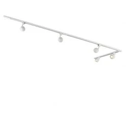 Billig 🧨 QAZQA Schienensystem Gissi 5 weiß ⭐ -Deckenleuchten Verkaufs-Shop 3284 92821 6