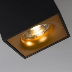 Blitzangebot 😀 QAZQA Moderner Aufbaustrahler mit Gold - Quba delux ⭐ -Deckenleuchten Verkaufs-Shop 3297 92689 5