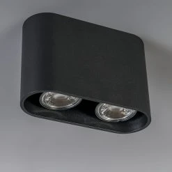 Coupon 🛒 QAZQA Set mit 2 modernen Spots schwarz - Ronda Duo 🤩 -Deckenleuchten Verkaufs-Shop 3302 96094 6