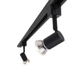 Großhandel 💯 QAZQA Smart railsysteem zwart 1-fase 5-lichts incl. Wifi GU10 - Jeany 😍 -Deckenleuchten Verkaufs-Shop 3320 106230 12