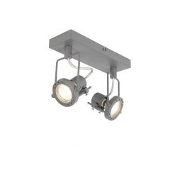 Besorgen 🔔 QAZQA Industriespot anthrazit 2-Licht schwenkbar und neigbar - Suplux 🧨
