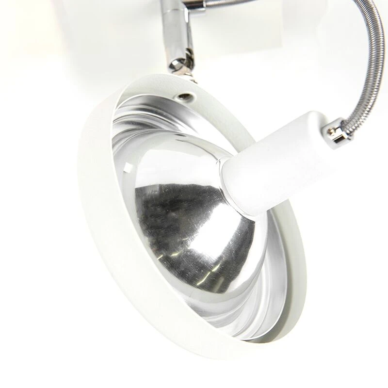 Schlussverkauf 🧨 QAZQA Design Spot weiß 1-flammig einstellbar - Nox 🛒 9 Schlussverkauf 🧨 QAZQA Design Spot weiß 1-flammig einstellbar - Nox 🛒 – Bild 9