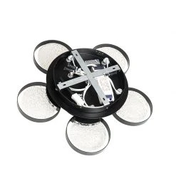 Besorgen ❤️ QAZQA Deckenleuchte schwarz 42 cm inkl. LED 3-stufig dimmbar - Patrick 🎉 -Deckenleuchten Verkaufs-Shop 3354 104512 11