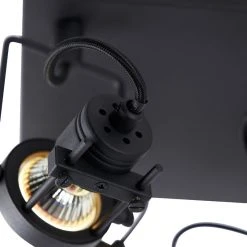 Schlussverkauf ⭐ QAZQA Industriespot schwarz 4-flammig - Suplux ⭐ -Deckenleuchten Verkaufs-Shop 3358 103064 5