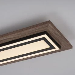 Großhandel 🤩 Paul Neuhaus Deckenleuchte Holz länglich inkl. LED mit Fernbedienung - Ajdin 🤩 -Deckenleuchten Verkaufs-Shop 3366 105302 5