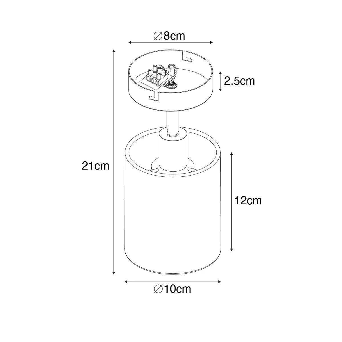 Billig 👍 QAZQA Moderne spot zwart met goud - Lofty 🥰 4 Billig 👍 QAZQA Moderne spot zwart met goud - Lofty 🥰 – Bild 4