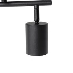 Bestpreis ✔️ QAZQA Industriële spot zwart met hout kantelbaar 2-lichts - Jeana 🌟 -Deckenleuchten Verkaufs-Shop 3393 105641 5