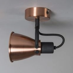 Schlussverkauf 🔔 QAZQA Klassisches Spotkupfer - Jos 1 😉 -Deckenleuchten Verkaufs-Shop 3407 92929 6