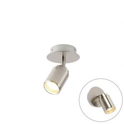 Aktion ❤️ QAZQA Moderner Badstrahler Stahl IP44 - Ducha 🔔