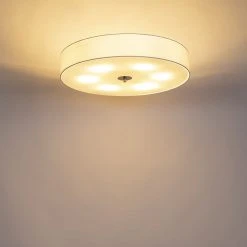 Coupon 🎉 QAZQA Country Deckenleuchte weiß 70 cm - Drum ⌛ -Deckenleuchten Verkaufs-Shop 3432 89342 6