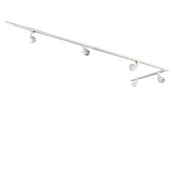 Billig 🧨 QAZQA Schienensystem Gissi 5 weiß ⭐ -Deckenleuchten Verkaufs-Shop 3444 92821 9