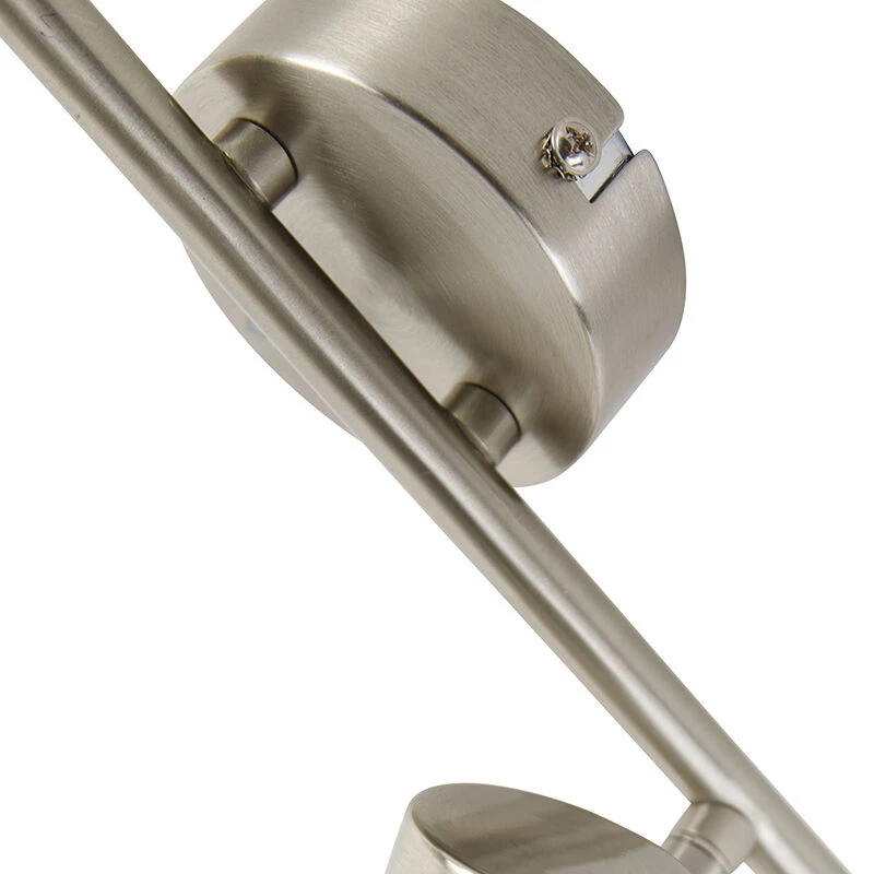 Budget 🔥 QAZQA Deckenstrahler Stahl dreh- und schwenkbar - Karin 2 🎁 3 Budget 🔥 QAZQA Deckenstrahler Stahl dreh- und schwenkbar - Karin 2 🎁 – Bild 3