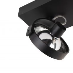 Neu ⭐ QAZQA Designspot schwarz verstellbar 3-flammig inkl. LED - Go 🎉 -Deckenleuchten Verkaufs-Shop 3454 94636 5